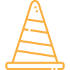 Traffic cone icon