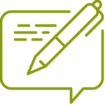 Pen and comment icon