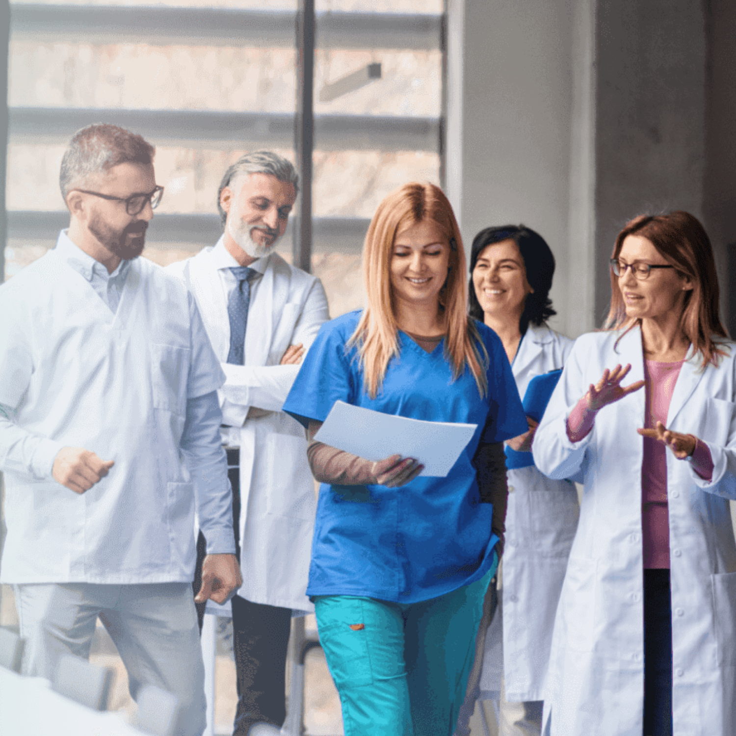 Doctors in oncology department