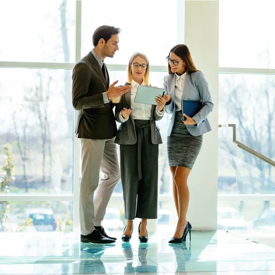 Business people in an office